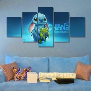MOVING SALE!! 🌟 Stitch 5-Panel Wall Canvas